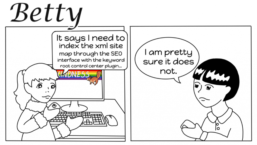 Comic strip to illustrate my confusion.